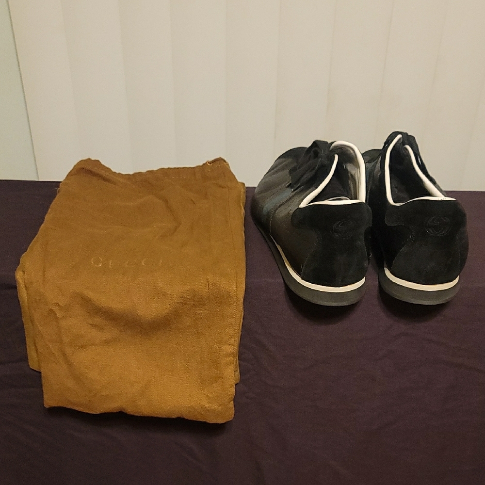 Gucci Black Suede Sneakers - Picture 7 of 7